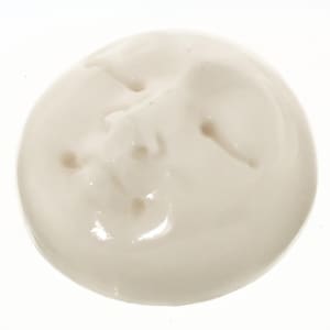 9/16&quot; 15mm 1-5-10Pcs Lot Closed Eye Sun Moon Face Bison Bone Cab Bead Cabochon
