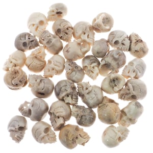 16-18mm Hand Carving Deer Antler Skull Wholesale Lot Bead Cabochon
