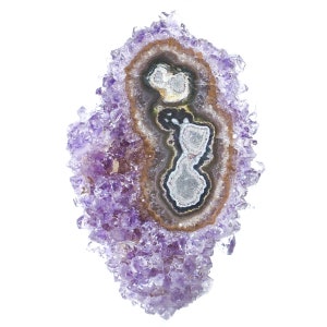 2 1/8&quot; Amethyst Stalactite Sliced Cab Cabochon