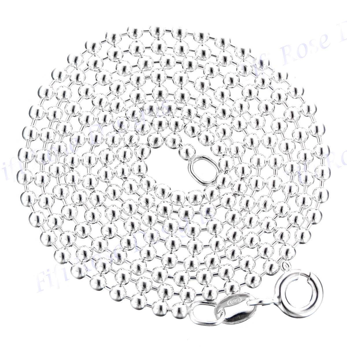 Commercio all'ingrosso 5 pz/lotto 925 Collana A Catena In Argento Sterling, Moda Uomo/Donna Gioielli FAI DA TE Rolo Catena 1mm Collana 16 18 20 22 24
