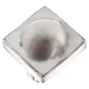 Square White Oyster Blister Mabe Pearl In Shell 925 Sterling Silver Us 6 Ring