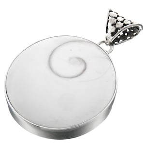 1 3/4&quot; Mystical Shiva Eye 925 Sterling Silver Pendant