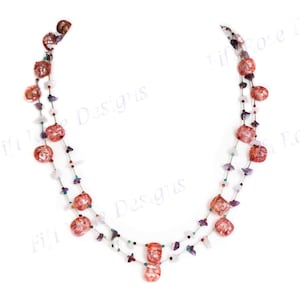 Playful Crushed Crystal Gem 925 Sterling Silver Choker Necklace