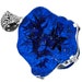 Very Rare Specimen Azurite Nodule Geode Druzy 925 Sterling Silver Pendant