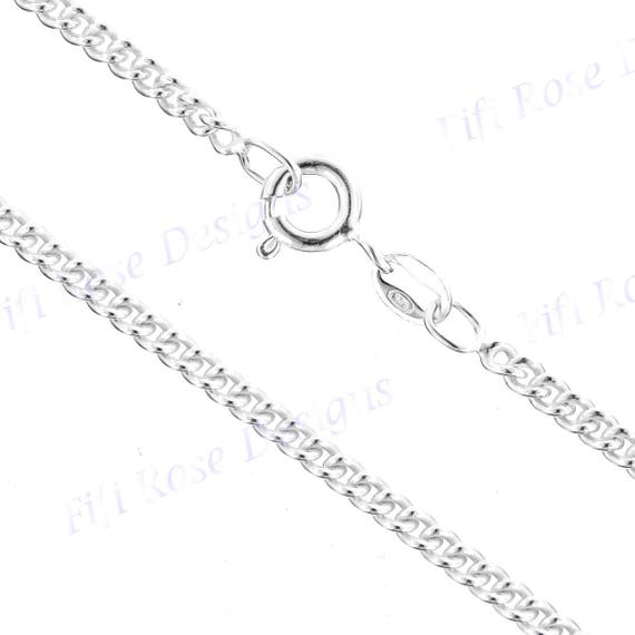 Very fine sterling silver chain deals