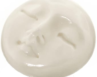 13/16 "20 mm 1-5-10 Teile geschlossenes Auge Sonne Mond Gesicht Bison Knochen Cabochon Perle Cabochon