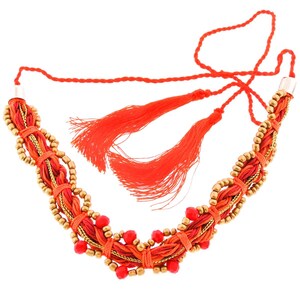 Wählen Sie Farbe, geflochten eitern Mix Schnur und Perlen Halsband Halskette