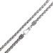 4mm Wheat Style Handmade Solid 925 Sterling Silver Chain Necklace With Screwcap