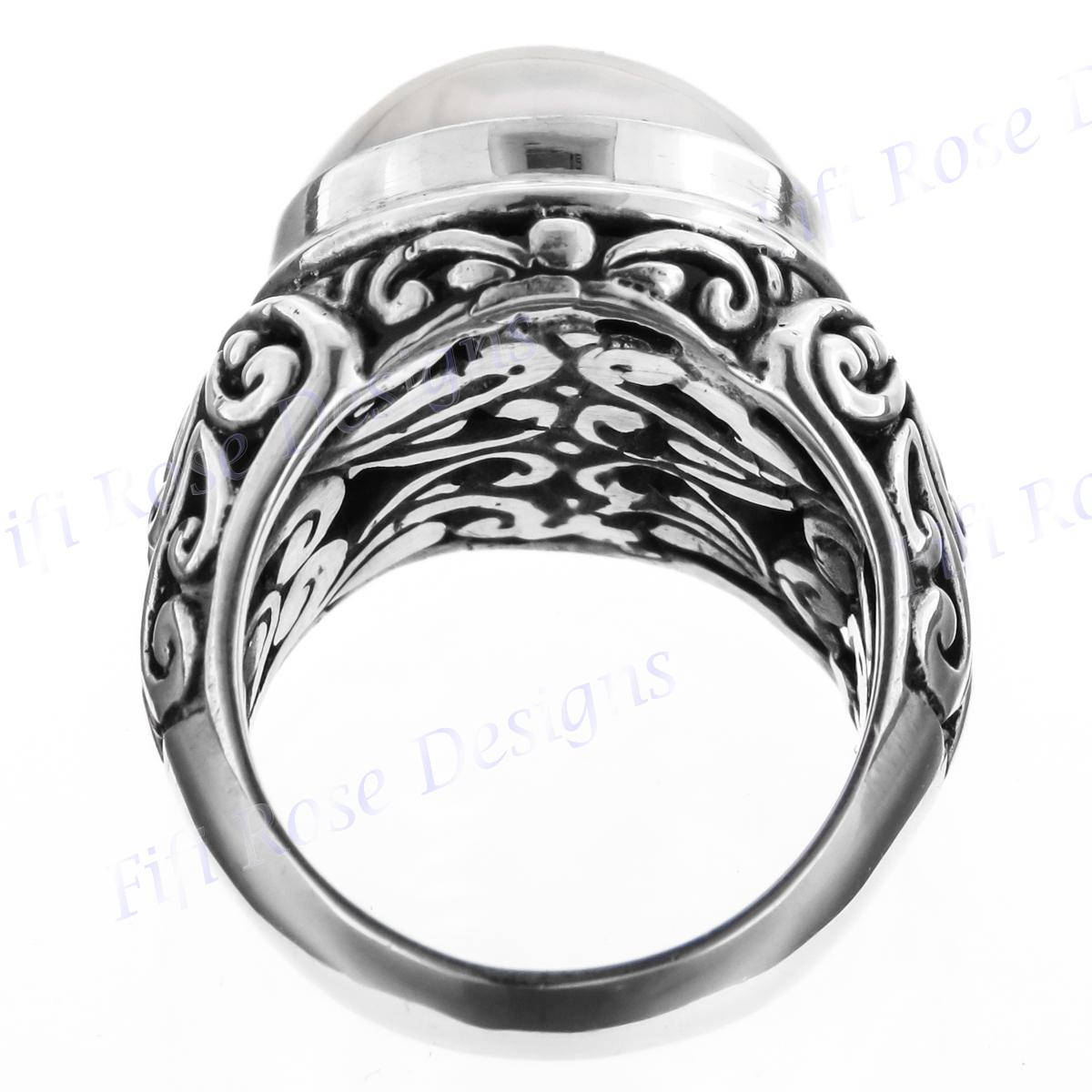 スクロール サウス パシフィック ホワイト マベ 養殖真珠 925