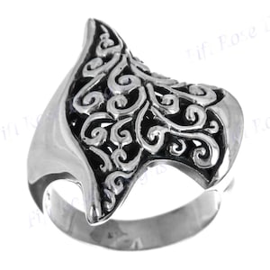 Scroll Filigree Bali Handmade 925 Sterling Silver Ring