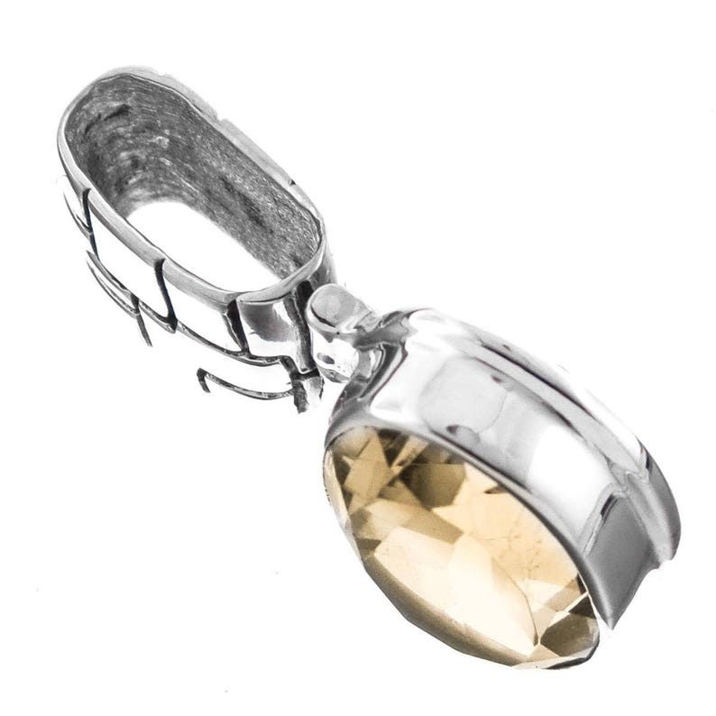 1 18 Gorgeous 6ct Citrine 925 Sterling Silver Pendant