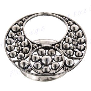 Granulation Filigree Bali Handmade Bali 925 Sterling Silver Ring