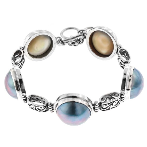 UNO De 50 Bracciale Filo Malva Con Perla Shell - Placcato Argento Sterling, Gioiello Artigianale Spagnolo
