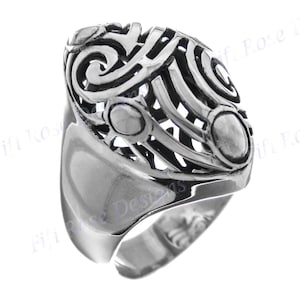 Scroll Swirl Filigree Bali Handmade 925 Sterling Silver Ring