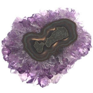 2 1/4&quot; Amethyst Stalactite Sliced Cab Cabochon