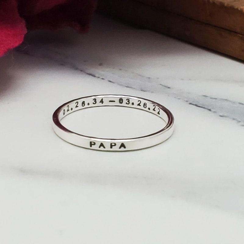Memorial Ring - Etsy