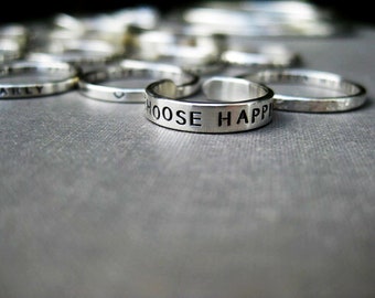 Choose Happiness Inspiration Gift Toe Ring | Toe Ring Jewelry | Choose Happiness Inspiration Gift for Her, Gift for Him, Unisex