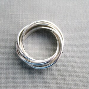 Tiny Quint 5 Interlocking Personalized Ring image 4