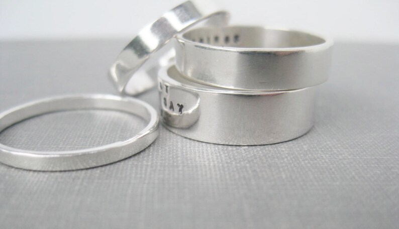 Quote Idea Personalized Ring Best Friends Ring BFF Ring | Etsy