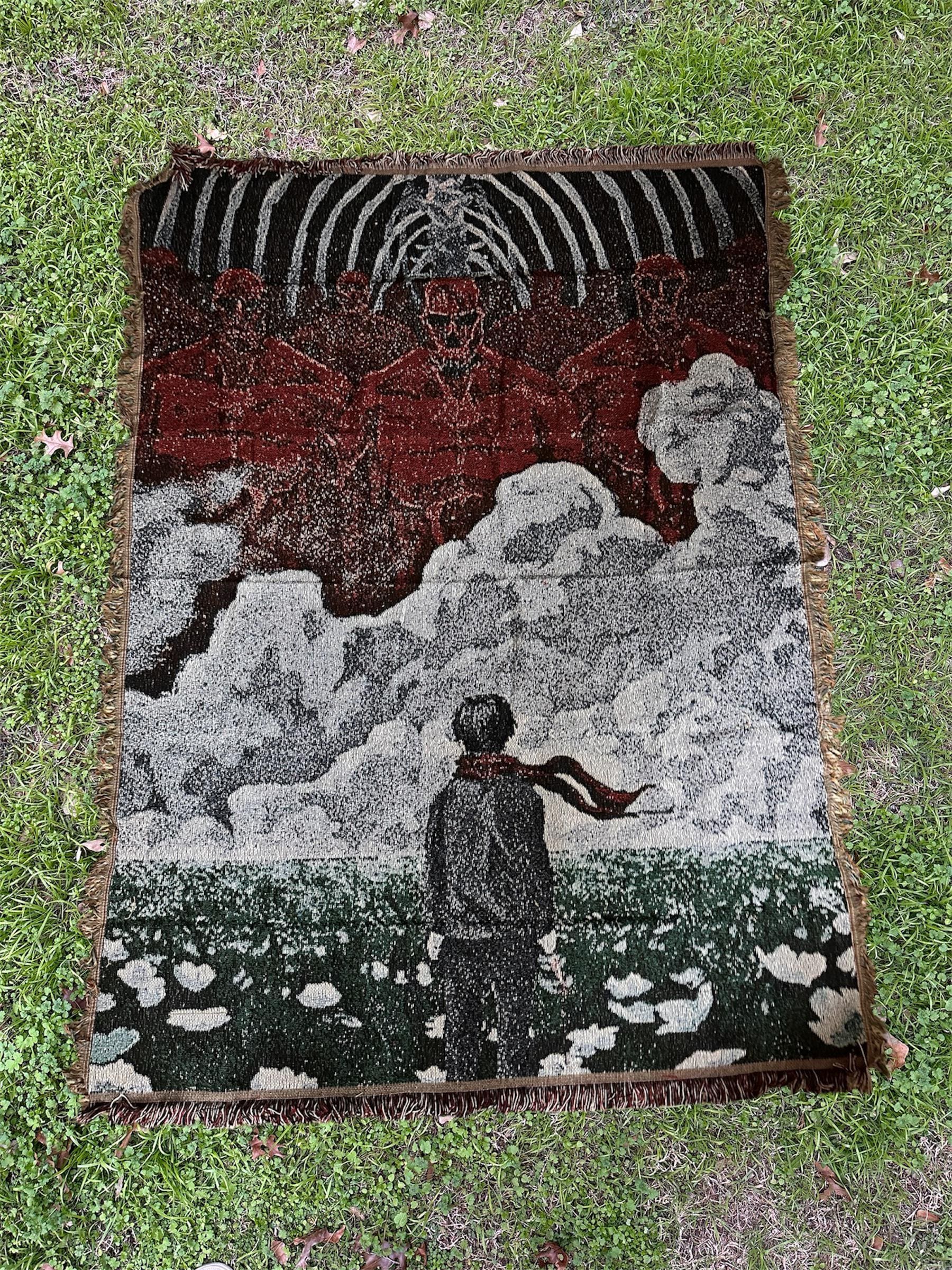 AOT Woven Tapestry 50x60 in custom anime tapestries**