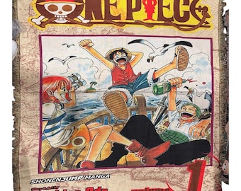 Romance Dawn tapestr-50x60 inch Luffy, Trafalgar Law