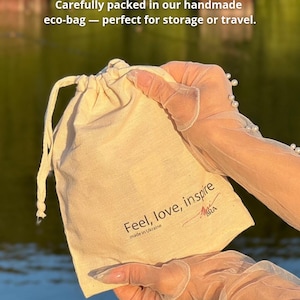 Eco-friendly packaging for organic cotton lingerie set, sustainable gift wrap for bra and panty bundle