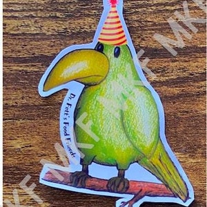 PEARROT_*Édition anniversaire*_Dr. Fett's Food Friends [Combinaison d'animaux faits main, jeux de mots sur la nourriture, nutrition amusante, oeuvres d'art fruits-légumes, cadeaux]