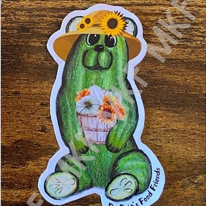 CONCUMBEAR_*Édition d'automne*_Dr. Fett's Food Friends [Combinaison d'animaux à manger faite main, Jeux de mots sur la nourriture, Nutrition amusante, Art fruits-légumes, Cadeaux]
