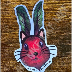 RABBEET_*Édition Halloween*_Dr. Fett's Food Friends [Combinaison d'animaux faits main, jeux de mots sur la nourriture, nutrition amusante, oeuvres d'art fruits-légumes, cadeaux]