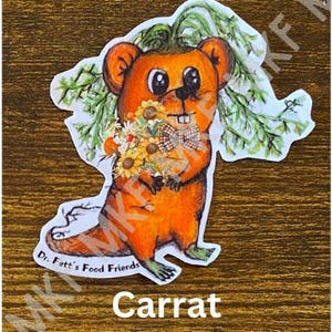 CARRAT_*Édition d'automne*_Dr. Fett's Food Friends [Combinaison d'animaux faits main, jeux de mots sur la nourriture, nutrition amusante, oeuvres d'art fruits-légumes, cadeaux]