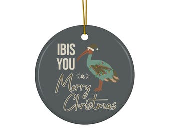 Ti auguro un Buon Natale, Decorazione a forma di Pollo, Ibis Australiano