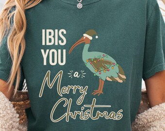 Ibis you a Merry Christmas, Australian Ibis Funny Shirt, Aussie Christmas
