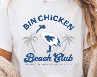 Bin Chicken Beach Club, Australian Ibis Funny Shirt,