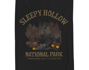 Sleepy Hohle Nationalpark Decke, Halloween Headless Horseman Decke