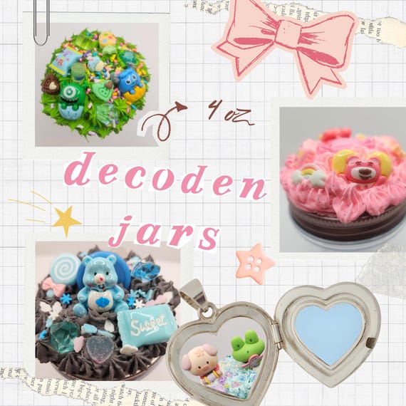 4oz Decoden Plastic Jar