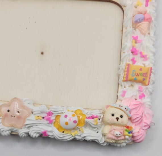 Wood Decoden Picture Frame