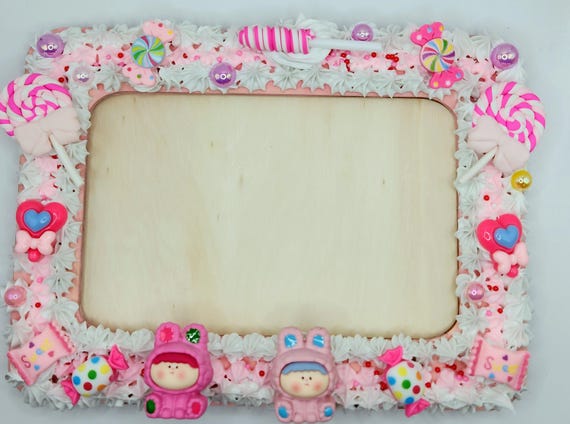 Wood Decoden Picture Frame