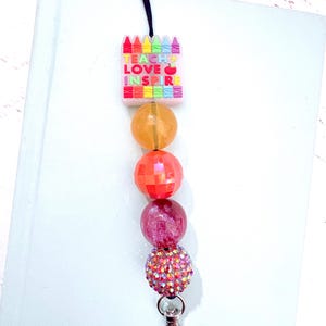 &quot;Langes Schlüsselband &quot;&quot;Teach Love Inspire&quot;&quot;.&quot;
