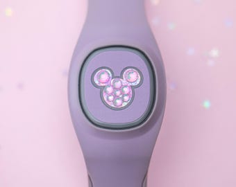 Magiczna opaska z kryształu księżycowego z orchidei i naklejka (dla najnowszego rozmiaru sprzedawanego na stronie internetowej i w obiekcie) – oferta na 1 przedmiot