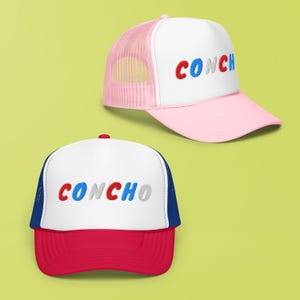 PUERTO RICO CONCHO Hat, Bad Bunny Merch for 2025 Tour, Embroidered Trucker Hat, DBtM Album, Benito Concert Gift, Salsa Reggaeton Music Cap
