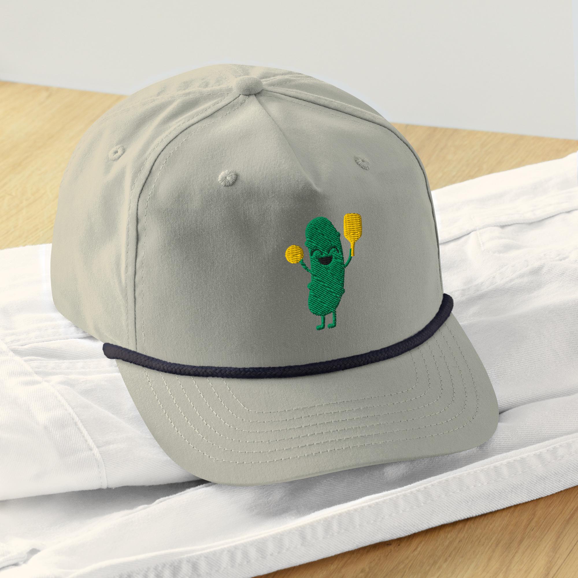 dink This Pickle Embroidered Logo Strapback Cap Hat Pickleball Dink Embroidered Hat, Multiple Colors - Etsy main image 2