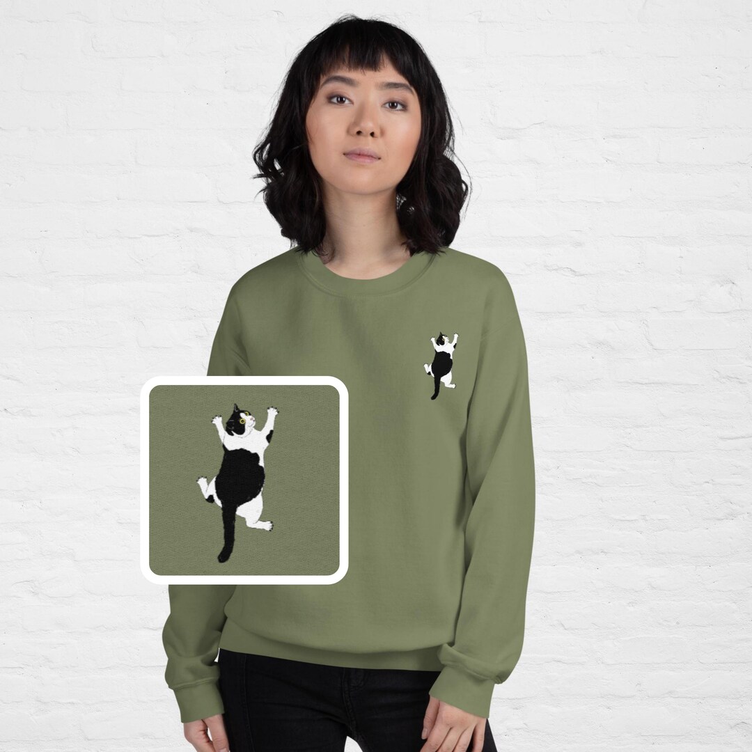 Deadlifting Tuxedo Cat Hoodie (UK)