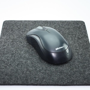 Computer Mouse Pad  Merino Wool Felt Desktop Mousepad Desk Accessories Office Decor