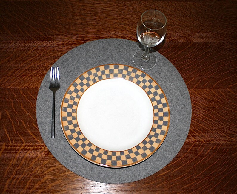 16 Felt Fabric Large Placemats in 5mm Thick Virgin Etsy