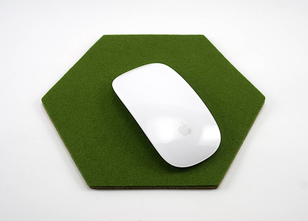 Hexagon Wool Felt Mouse Pad 3mm Thick Mousepad Mouse Mat Cubicle Decor