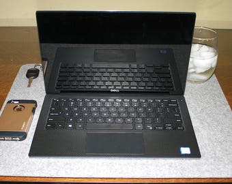 16" x 19 1/2" x 5mm Thick Merino Wool Felt Laptop Desk Pad