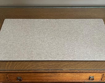 33 Inch x 17.3 Inch 5mm Thick Merino Wool Felt Dresser Mat, Desk Pad