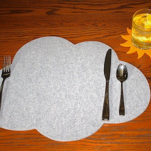 5mm Thick Cloud Merino Wool Felt Placemats