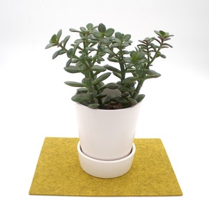 8&quot; x 11&quot; Rectangle Felt Mat, 3mm Thick Wool Felt Pad Nightstand Decor Table Pad Protector Landing Pad