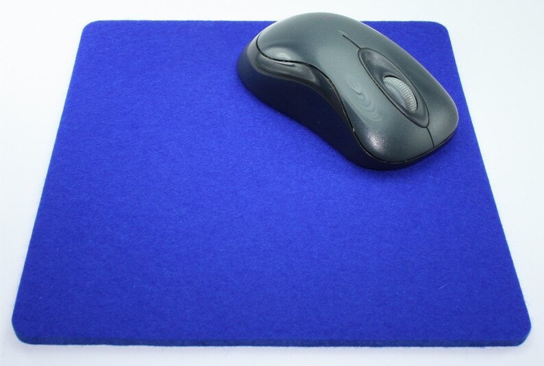 Felt Mouse Pad in 5mm Thick Virgin Merino Wool Felt Royal Etsy